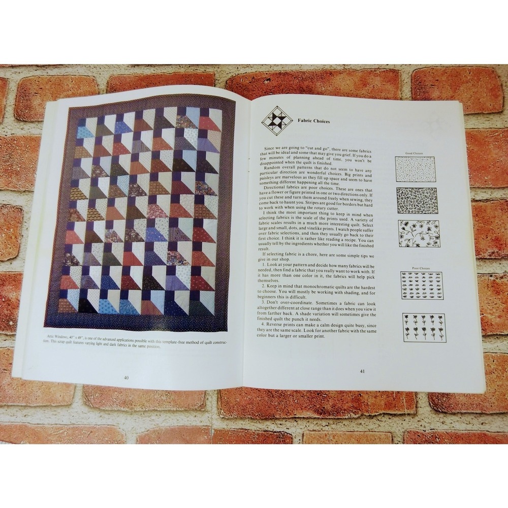 Template-Free Quiltmaking Trudie Hughes 1986 That Patchwork Place Craft Book - Picture 3 of 9